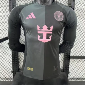 2025/2026 Long Sleeve Player Version Inter Miami Away Soccer Jersey 1:1 Thai Quality