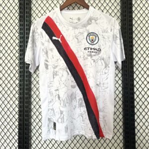 2025/2026 Manchester City KidSuper Joint Edition White Football Shirt 1:1 Thai Quality