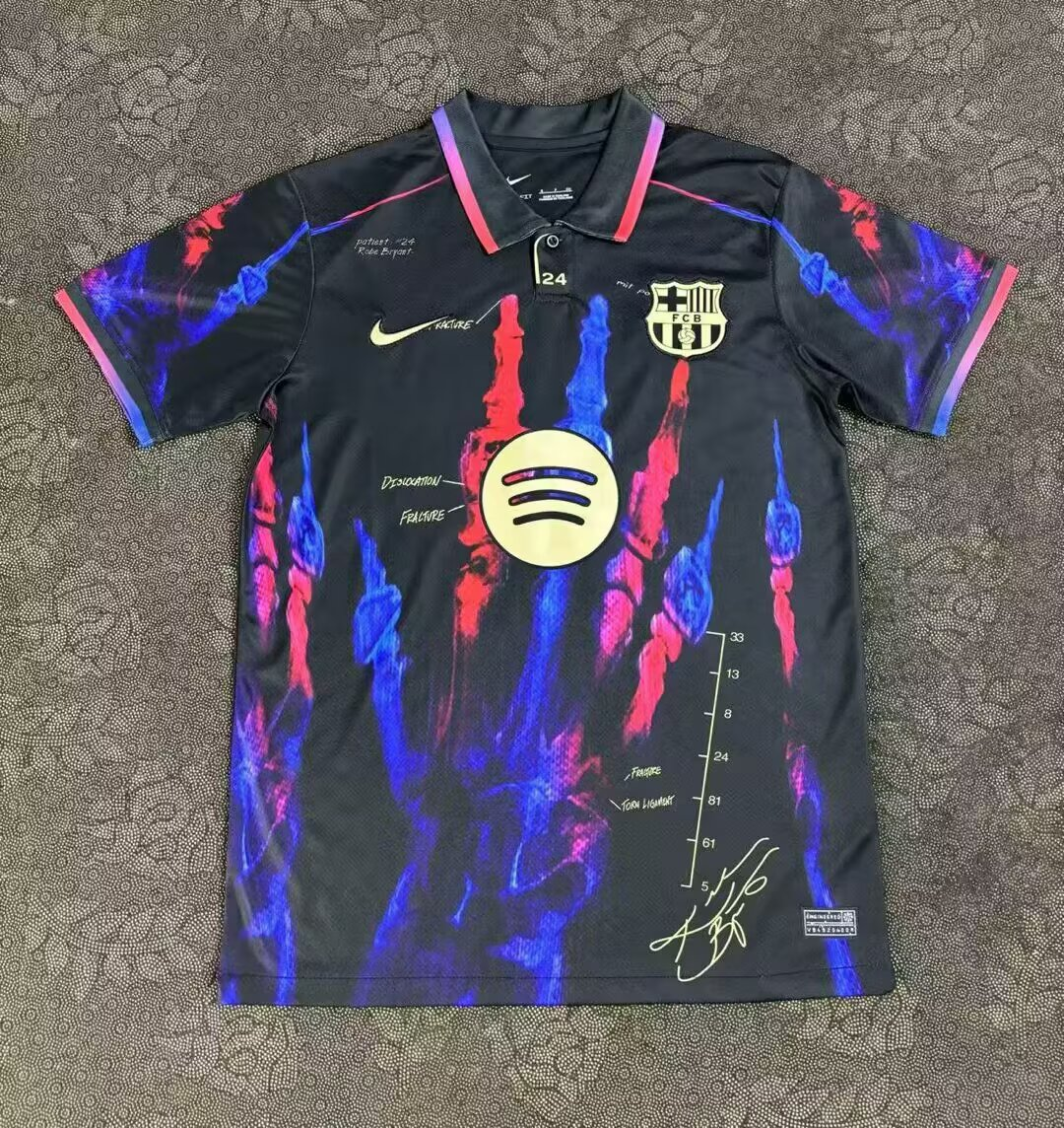 2025/2026 Barcelona Special Edition Dark Blue Football Jersey 1:1 Thai Quality