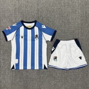 2025/2026 Real Sociedad Home Football Jersey 1:1 Thai Quality Kids Size