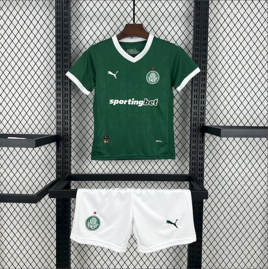 2025/2026 Palmeiras Home football Jersey 1:1 Thai Quality Kids Size