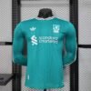2025/2026 Player Version Liverpool Third Away Long Sleeve Soccer Jersey 1:1