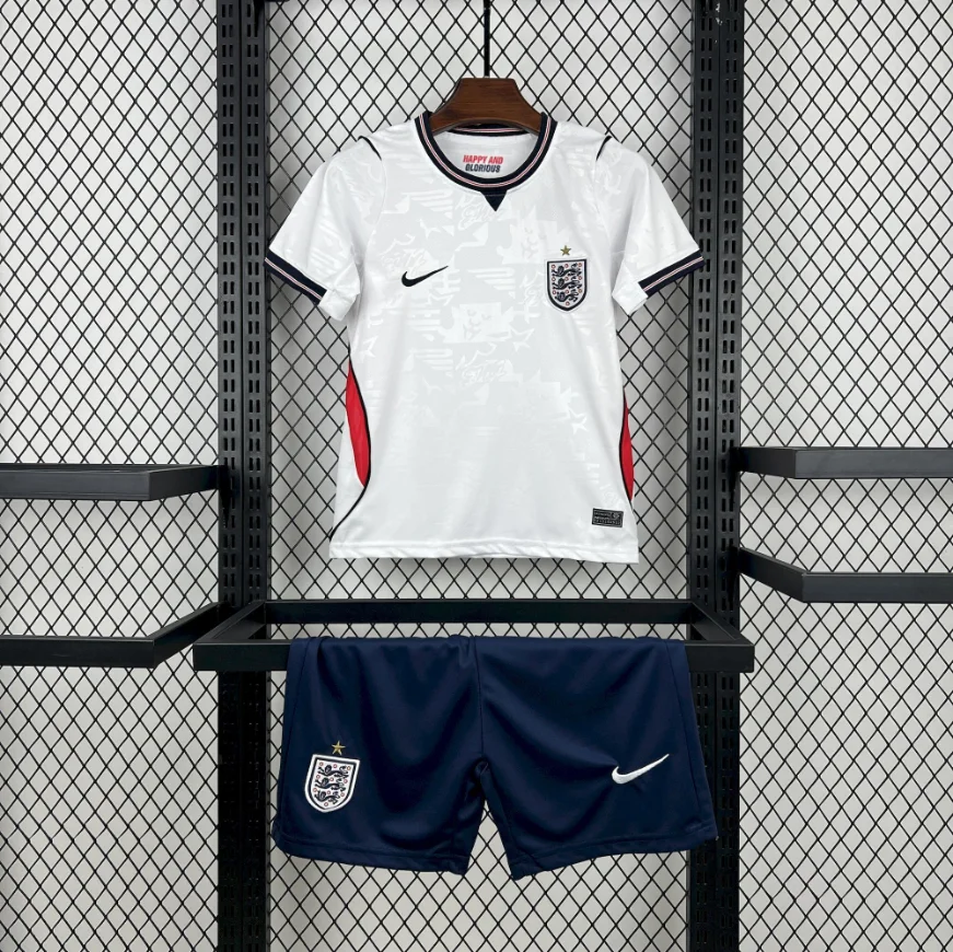 2026 England Home Football Shirt 1:1 Thai Quality Kids Size