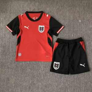 2026 Austria National Team Home Football Jersey 1:1 Thai Quality Kids Size