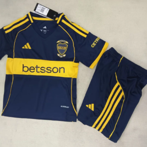 2025/2026 Boca Juniors Home Football Jersey 1:1 Thai Quality Kids Size
