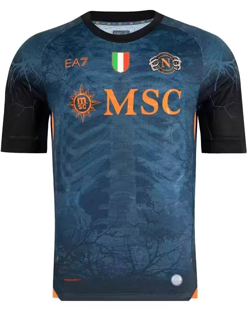 2025/2026 Napoli Halloween Cyan Soccer Jersey 1:1 Thai Quality