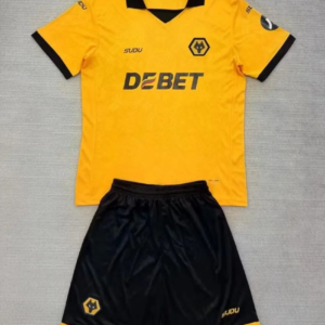 2025/2026 Wolverhampton Wanderers Home Football Jersey 1:1 Thai Quality Kids Size