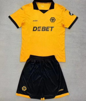 2025/2026 Wolverhampton Wanderers Home Football Jersey 1:1 Thai Quality Kids Size