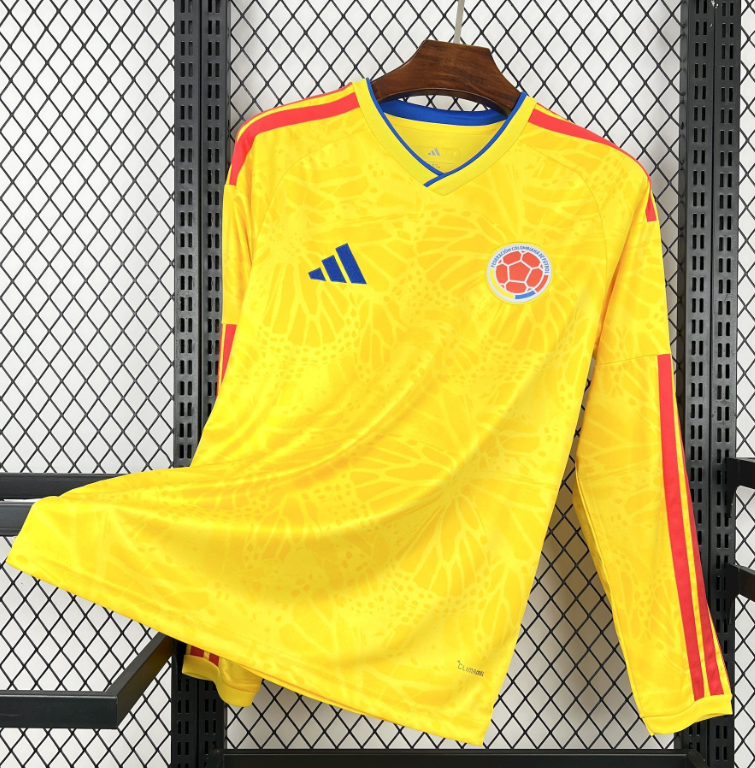 2026 Long Sleeves Colombia National Team Home Football Jersey 1:1 Thai Quality