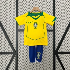 2004 Retro Brazil Home Soccer Jersey 1:1