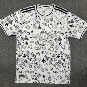 2025/2026 Real Madrid Special Edition Black White Football Jersey 1:1 Thai Quality