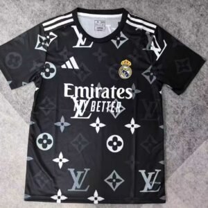 2025/2026 Real Madrid Special Edition Black Black Football Jersey 1:1 Thai Quality