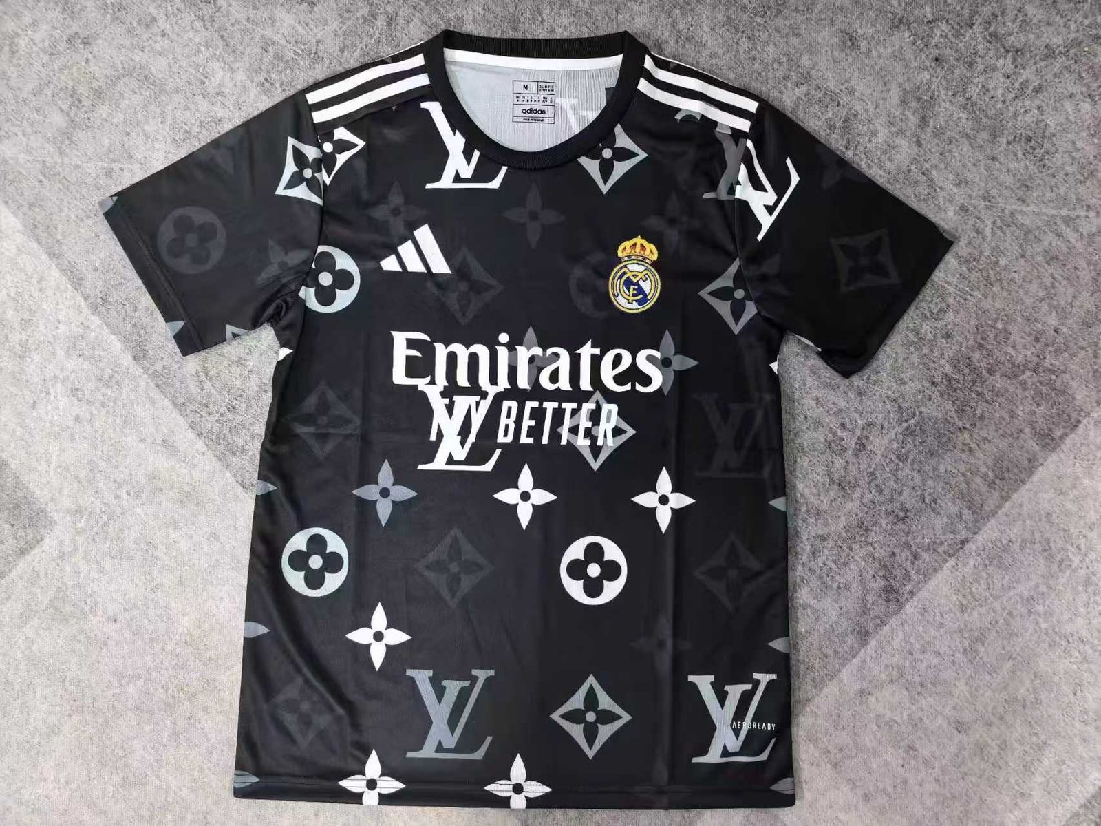 2025/2026 Real Madrid Special Edition Black Black Football Jersey 1:1 Thai Quality