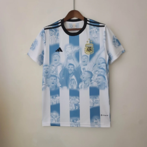 2022 Argentina Home Champion Commemorative Edition Jersey 1:1