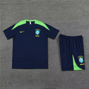 2025 Brazil Training Suit Edition Royal Blue Soccer Jersey 1:1