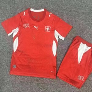2026 Switzerland National Team Home Football Jersey  1:1 Thai Quality Kids Size