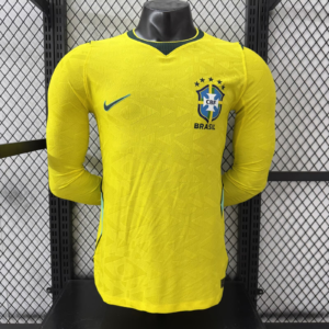 2026 Long Sleeves Player Version Brazil Home Soccer Jersey 1:1