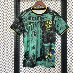 2025 Brazil Special Edition Green Soccer Jersey 1:1