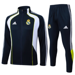 2025/2026 Real Madrid Full Zip Training Suit Royal Blue Football Shirt 1:1 Thai Quality