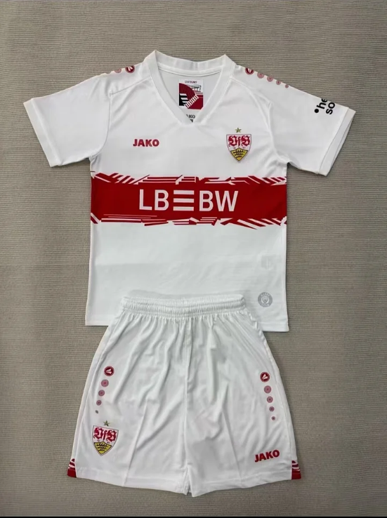 2025/2026 VfB Stuttgart Home Football Jersey 1:1 Thai Quality Kids Size