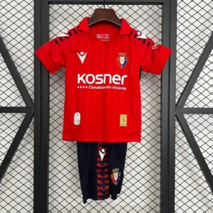2025/2026 Osasuna Home Football Jersey 1:1 Thai Quality Kids Size