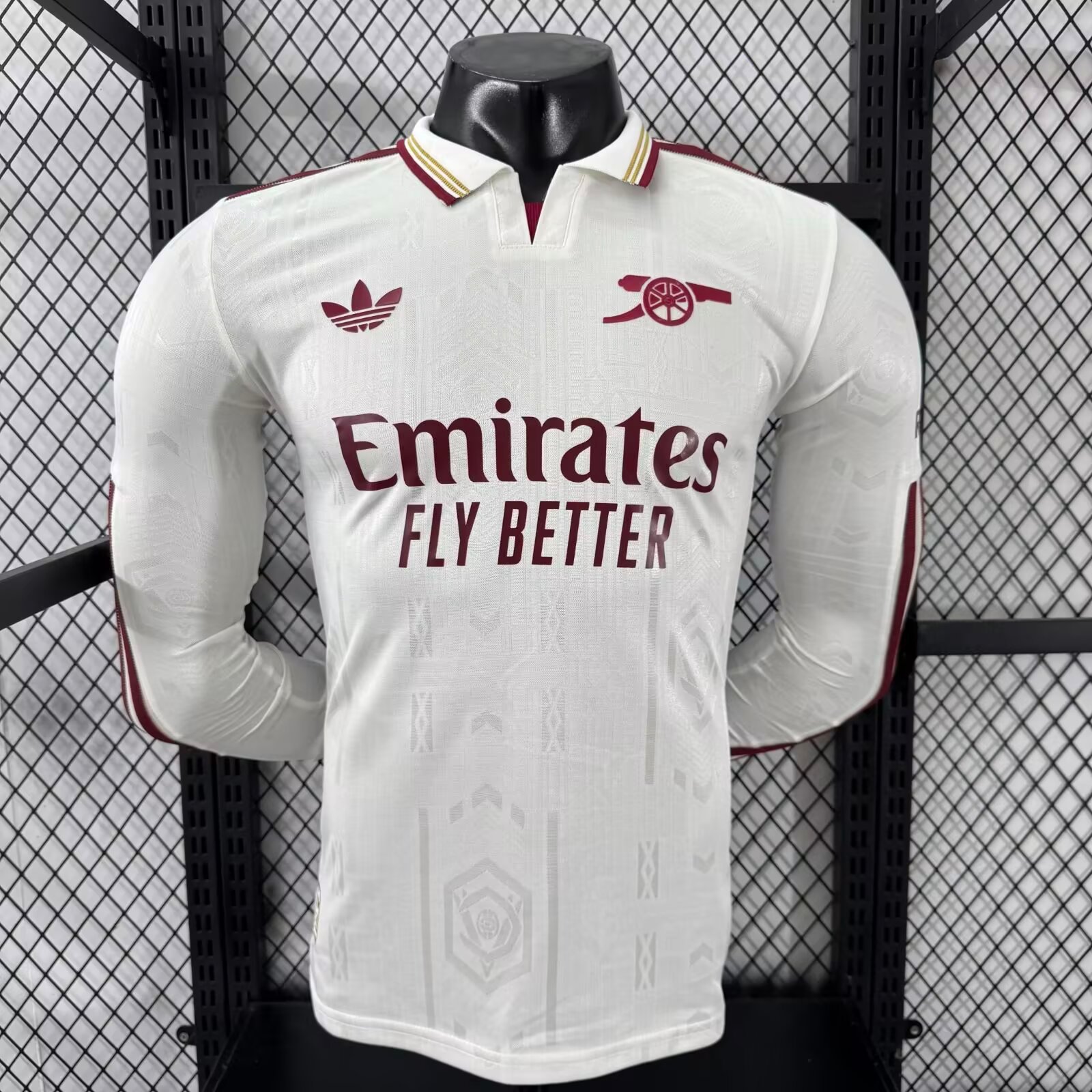 2025/2026 Long Sleeve Player Version Arsenal Third Away Football Shirt 1:1 Thai Quality