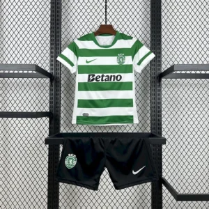 2025/2026 Sporting Lisbon Home Football Shirt 1:1 Thai Quality Kids Size