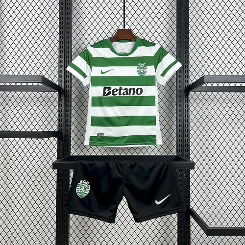 2025/2026 Sporting Lisbon Home Football Shirt 1:1 Thai Quality Kids Size