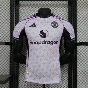 2025/2026 Player Version Manchester United Pecial Edition White Purple Football Shirt 1:1 Thai Quality