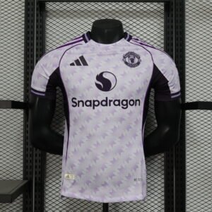 2025/2026 Player Version Manchester United Pecial Edition White Purple Football Shirt 1:1 Thai Quality