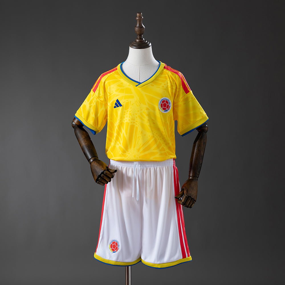 KIDS - 2026 WORLD CUP - COLOMBIA HOME | JERSEY + SHORT