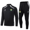 2025/2026 Real Betis Half-Pull Training Black Football Jersey 1:1