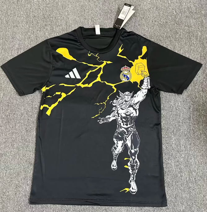 2025/2026 Real Madrid Special Edition Black Football Jersey 1:1 Thai Quality