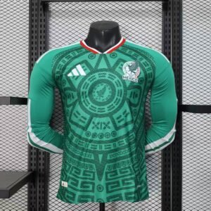 2026 Player Version Mexico National Home Long Sleeve Football Shirt 1:1 Thai Quality