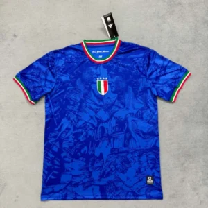 2025 Italy Training Suit Blue Soccer Shirt 1:1 Thai Quality