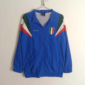 2025 Italy Windbreaker Dark Blue Soccer Shirt 1:1 Thai Quality