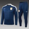 2025/2026 Uruguay Half-Pull Training Suit Royal Blue Football Jersey  1:1
