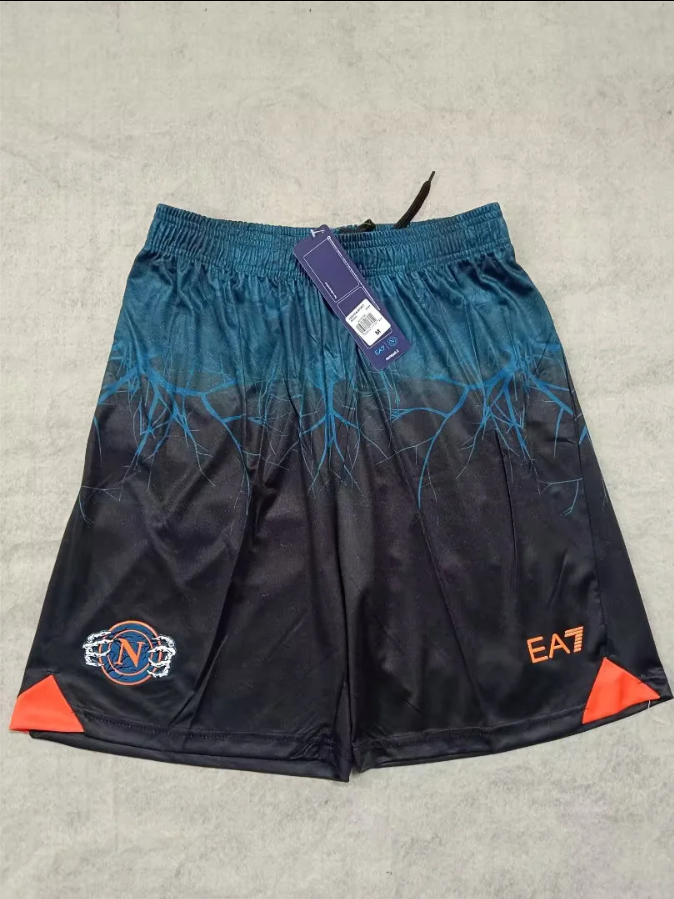 2025/2026 Napoli Halloween Cyan Shorts 1:1 Thai Quality