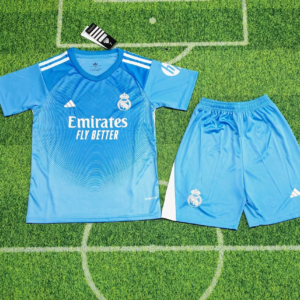 2025/2026 Real Madrid Goalkeeper Football Jersey 1:1 Thai Quality Kids Size