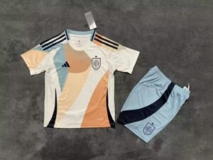 2025 Spain National Team Away Football Shirt  1:1 Thai quality  Kids Size