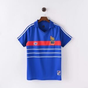 1984 Retro France Home Football Shirt 1:1