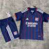 2025/2026 Lyon Away Football Jersey1:1 Thai Quality Kids Size