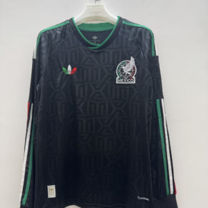 2026 Long Sleeve Mexico National Special Edition Black Football Jersey 1:1 Quality