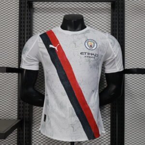 2025/2026 Player Version Manchester City KidSuper Joint Edition White Football Shirt 1:1 Thai Quality