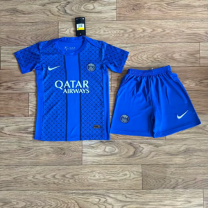 2025/2026 Psg Paris Saint-Germain Training Suit Blue Football Jersey 1:1 Thai Quality Kids Size