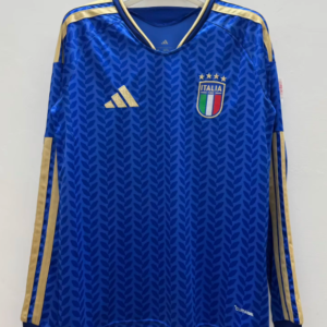 2026 Long Sleeved Italy Home Soccer Jersey 1:1 Thai Quality