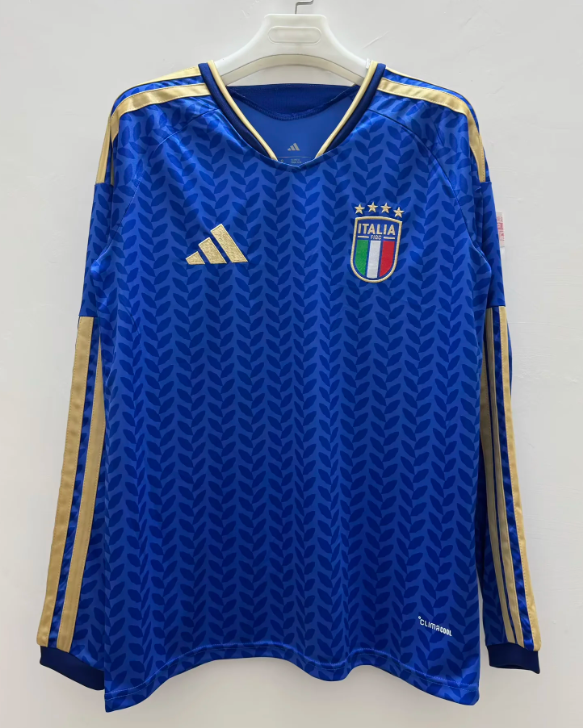 2026 Long Sleeved Italy Home Soccer Jersey 1:1 Thai Quality