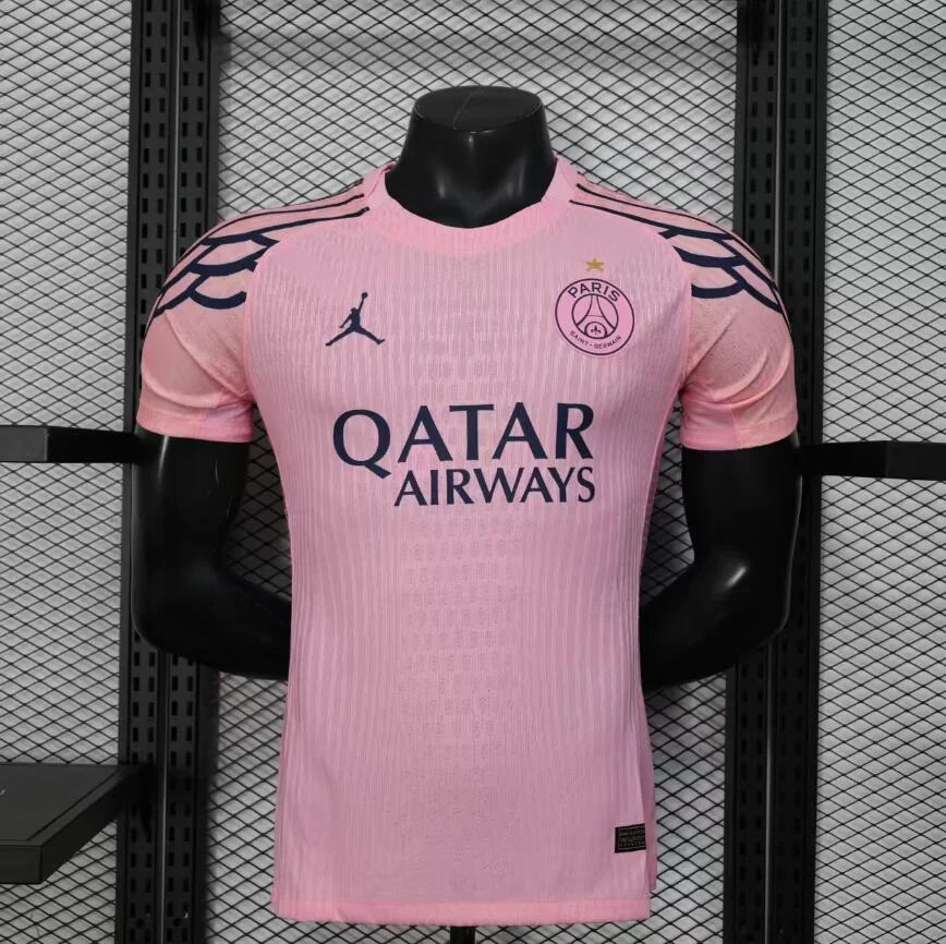 2025/2026 Player Version Psg Paris Saint-Germain Special Edition Pink Football Shirt 1:1 Thai Quality
