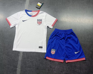 2024 United States National Team Home Football Shirt 1:1 Thai Quality Kids Size