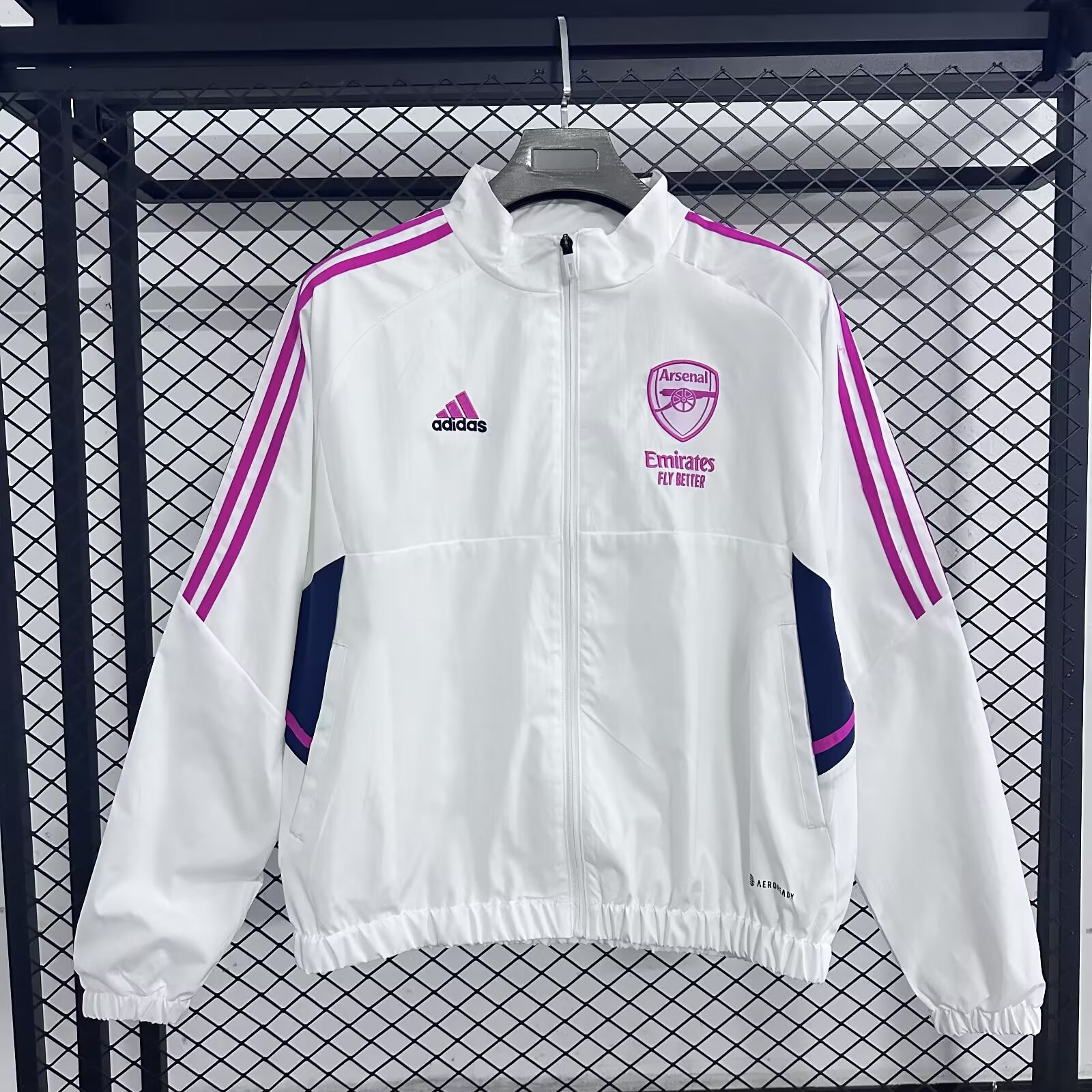 2025/2026 Arsenal Windbreaker White Football Shirt 1:1 Thai Quality